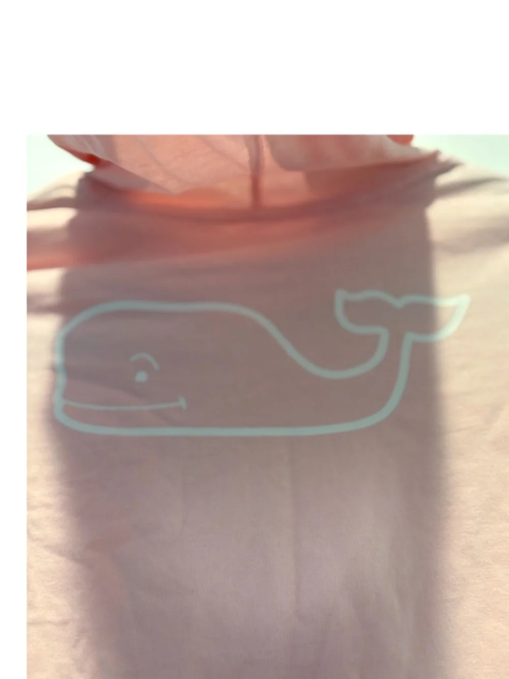 Vineyard Vines Girls Hooded T-Shirt Dress Pink Whale Logo Size M 10-12